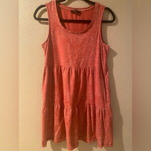 Frye Pink Scoop Neck Sleeveless Sundress